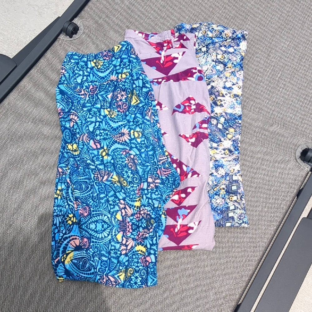 LuLaRoe Leggings - 3 Pairs - One Size